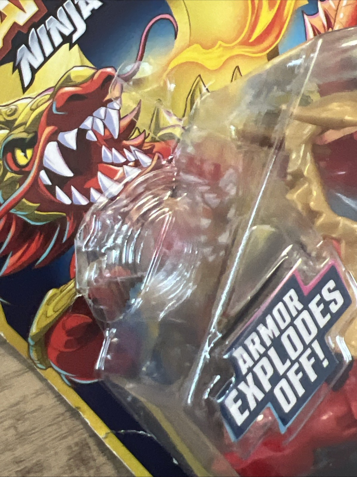 Legends of Akedo Ninja Boss Scorched Claw Battling Figure w Armor-  Missing Part