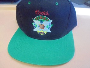 Vintage Coors First and Ten Beer Trucker Snapback Hat Cap