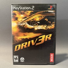 DRIV3R PS2 Atari Open World Driving Racing Action Adventure Video Game No Manual