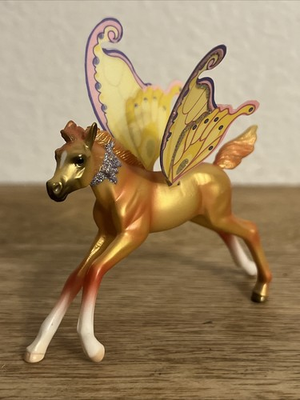 #ad Breyer Wind Dancer Sirocco Horse Fairy Wings 2.7” Figure Toy $23.19