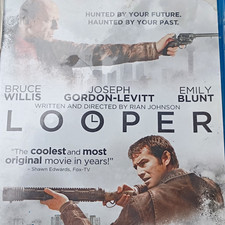 Looper Blu-ray Movie w/ Bruce Willis, Joseph Gordon-Levitt, Emily Blunt