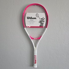 Wilson Womens Intrigue Tennis Racket 4 1/4" White Pink NEW