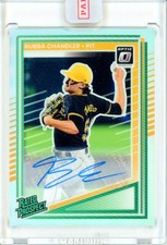 2025 Panini Donruss BUBBA CHANDLER Optic Prizm RC Rookie AUTO Autograph