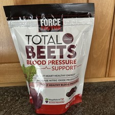 Force Factor Total Beets Chews, Acai Berry Flavor, 60 Chews Exp 09/2027