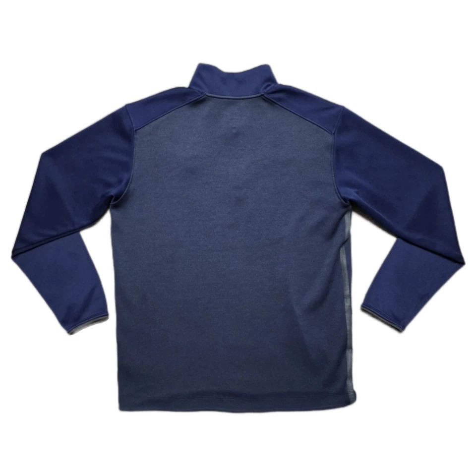 Ole Miss Rebels Nike Pullover Mens L Blue Coaches Team Issue 1/2 Zip - Image 2 of 4