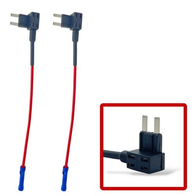 2x Huckepack Sicherungshahn Mini Blade Add-a-Circuit Halter 12V 24V Sicherungsadapter