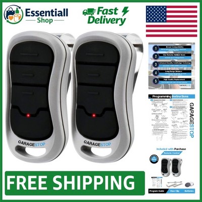 Reliable Genie Garage Door Remote - 3 Button, Long Range, 2-Pack for Convenience