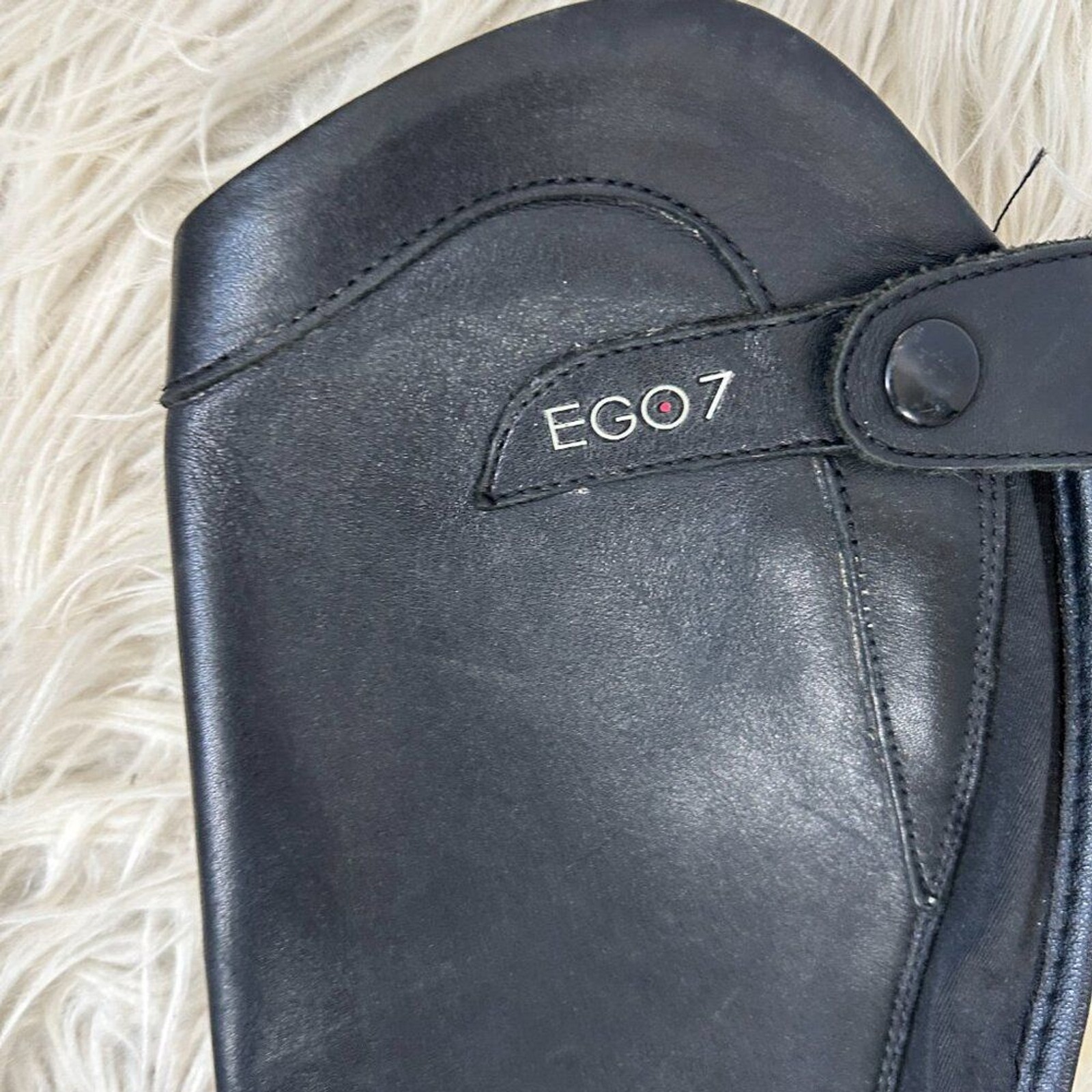 EGO7 English Riding Boots Leather Black 35 M +1 (Some Wear)