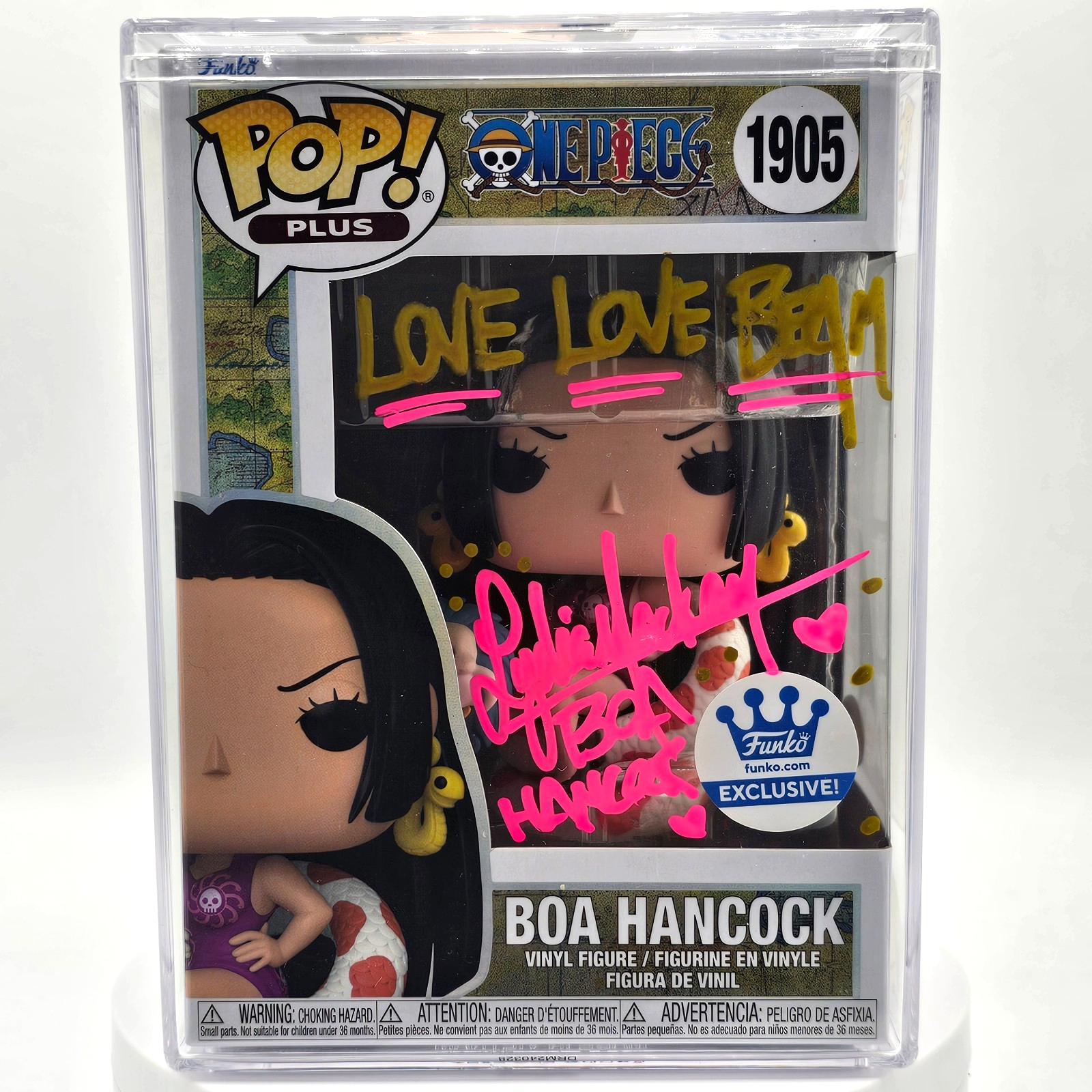 Funko Pop! One Piece Boa Hancock #1905 SIGNED BY: Lydia Mackey (JSA)