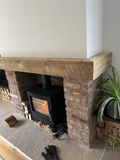 Rustic Solid Wood Mantelpiece