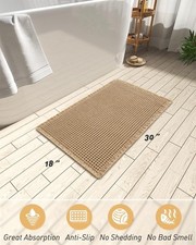 GENERIC UPGRADED WAFFLE BATH MAT, SUPER ABSORBENT NON SLIP BATH MATS FOR -