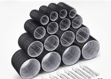 Selizo Hair Roller 28 Pcs Set, Includes 16Pcs Self-Grip Hair Rollers in 4 Sizes