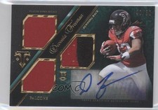 2014 Topps Triple Threads Rookie Emerald 40/50 Devonta Freeman #121 Auto 0a1