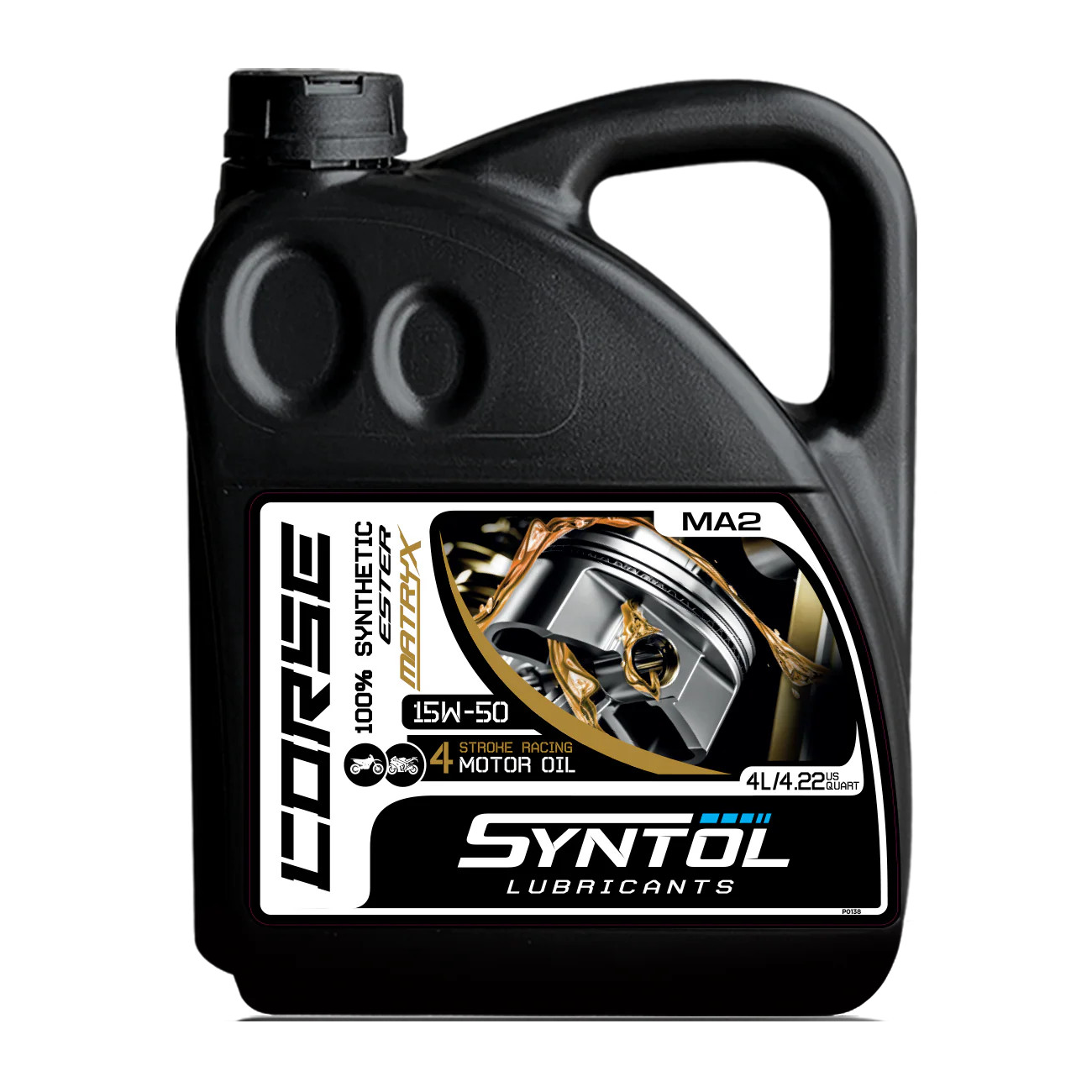 Syntol Corse 4T 15W-50 Motorcycle Engine Oil - 4 Litre