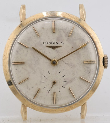 LONGINES MID CENTURY WATCH, 10k GF, cal. 370, 33.2mm 17mm LUG, RUNS (KV)