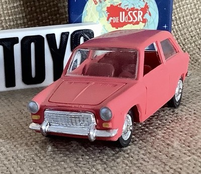 USSR Politoys Plastic Remake ~Autobianchi Primula (1964-1970) -Coral~ 1:43 Scale
