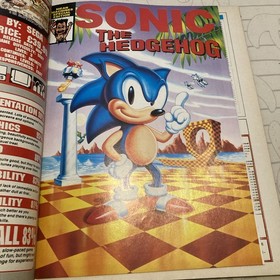 Mean Machines 16 (UK) Super Rare with Sonic Preview Comic #1 Still Attached!