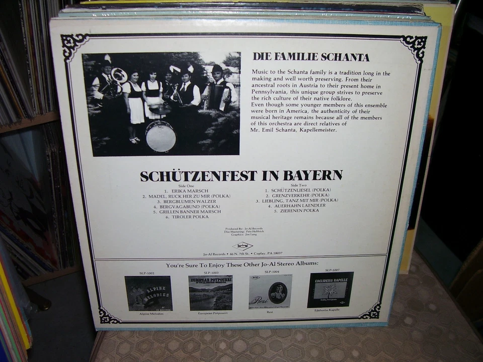 DIE FAMILIE SCHANTA, AL MEIXNER, Polka Music, JO-AL # 1008 - Image 2 of 2