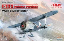 ICM32011 1:32 ICM I-153 Chaika (Winter Version) WW2 Soviet Fighter