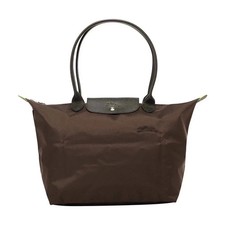LONGCHAMP Le Pliage L Tote Mocha color Recycled canvas outlet from JAPAN