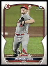2023 Bowman Draft #BD-200 Jason Savacool St. Louis Cardinals