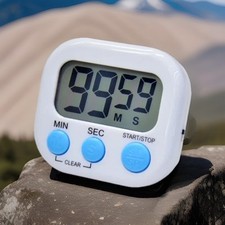 LED Display Counter Alarm Clock Manual Electronic Countdown Sports Magnetic Digi