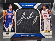2022-23 Panini Instant Jaden Ivey Rookie RC Auto /10 - Detroit Pistons