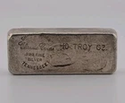 Chattanooga TN Classic Coins Vintage 10oz .999 Poured Silver Bar Nice Pour Lines