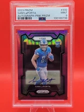 2023 Panini Prizm - Rookies Sam LaPorta #332 Pink Prizm Autographs (AU, RC)
