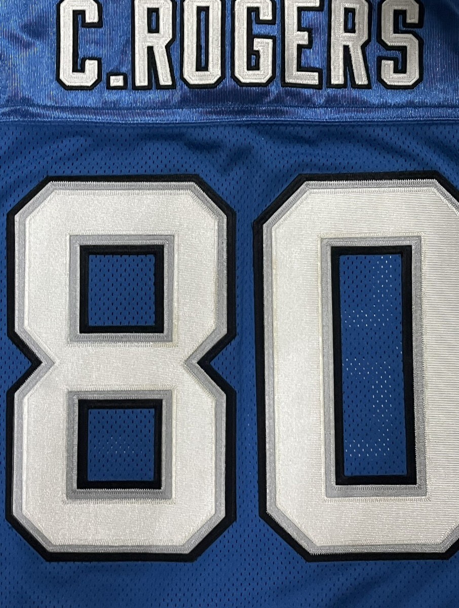 LIONS C.ROGERS ユニフォーム 2003-2004 AUTHENTIC REEBOK CHARLES ROGERS DETROIT LIONS BLUE