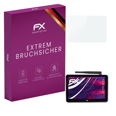 atFoliX Glasfolie für PiPo X8 Pro Panzerfolie 9H Schutzpanzer Displayschutzfolie