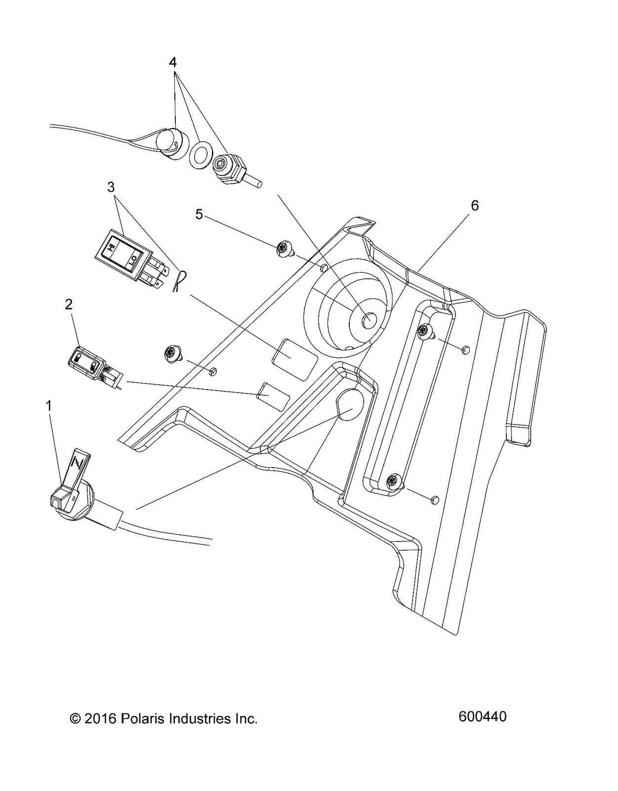 Polaris Choke Lever Repair Kit, Genuine OEM Part 2201439, Qty 1 eBay
