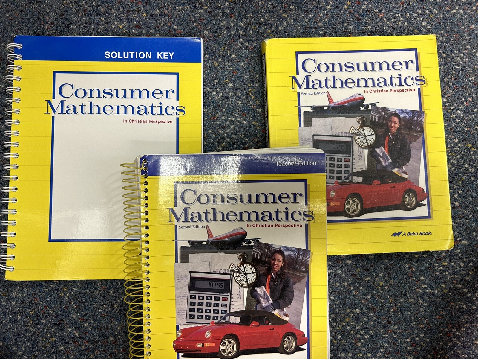 Abeka consumer mathematics second edition set of 5 books ebay