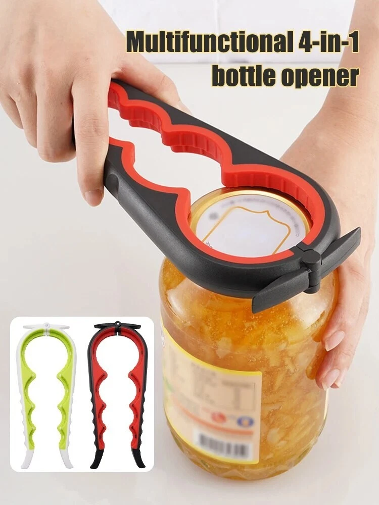 ProsXinty Set di 3 apribottiglie 4 in 1, apriscatole ultifunzione