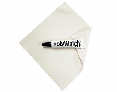Polywatch Crystal Plastic Polish Scratch Remover w/ Polishing Cloth - TOP SELLER