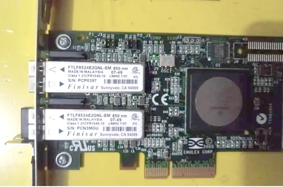 EMULEX DELL 4GB DUAL PORTS FIBER CHANNEL PCI-E HBA - Image 3 of 4