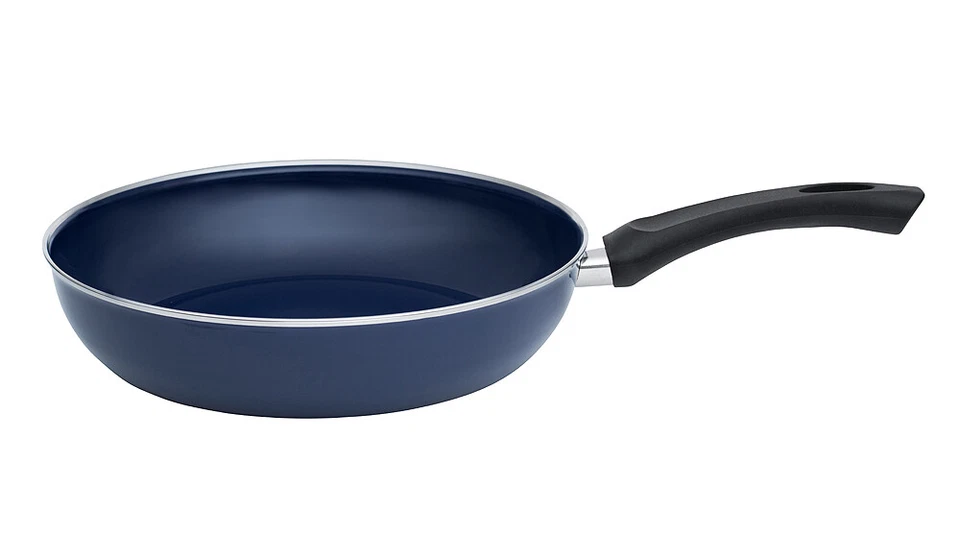 Riess Emaillepfanne Kobaltblau Bratpfanne
