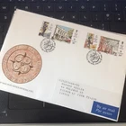 Isle of Man First Day Cover FDC 1990 Post Office Buildings Europa’90 AS PHOTO