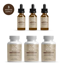 MAURI Hair Growth Vitamins and Scalp Oil Set (3-Month Supply)