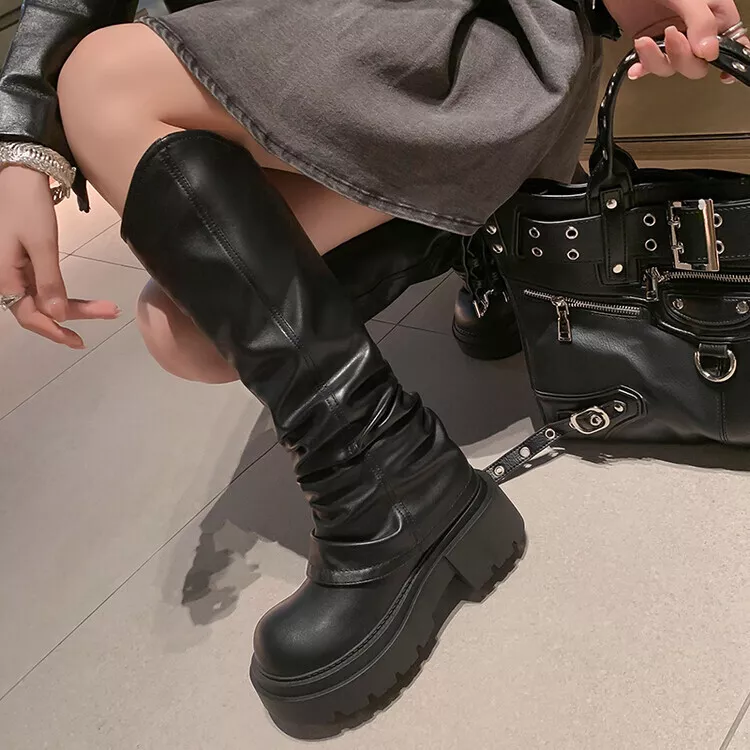 Tennis shoe cheap boots knee high