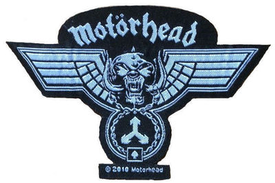 MOTÖRHEAD - Patch Aufnäher wings hammered logo cut out 10,3cm x 6,7cm
