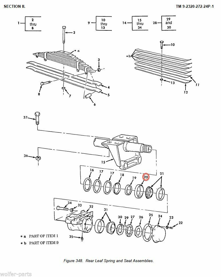 USGI M915 7-Ton Truck Front Axel Hub Seal – NSN 5330-01-446-3786, Part 2031960 / R78048TA0, New Military Surplus