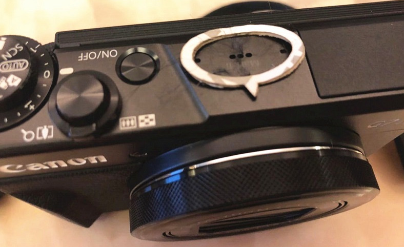 Canon PowerShot G7 X Mark II Micromuff Windschutz für Mikrofon