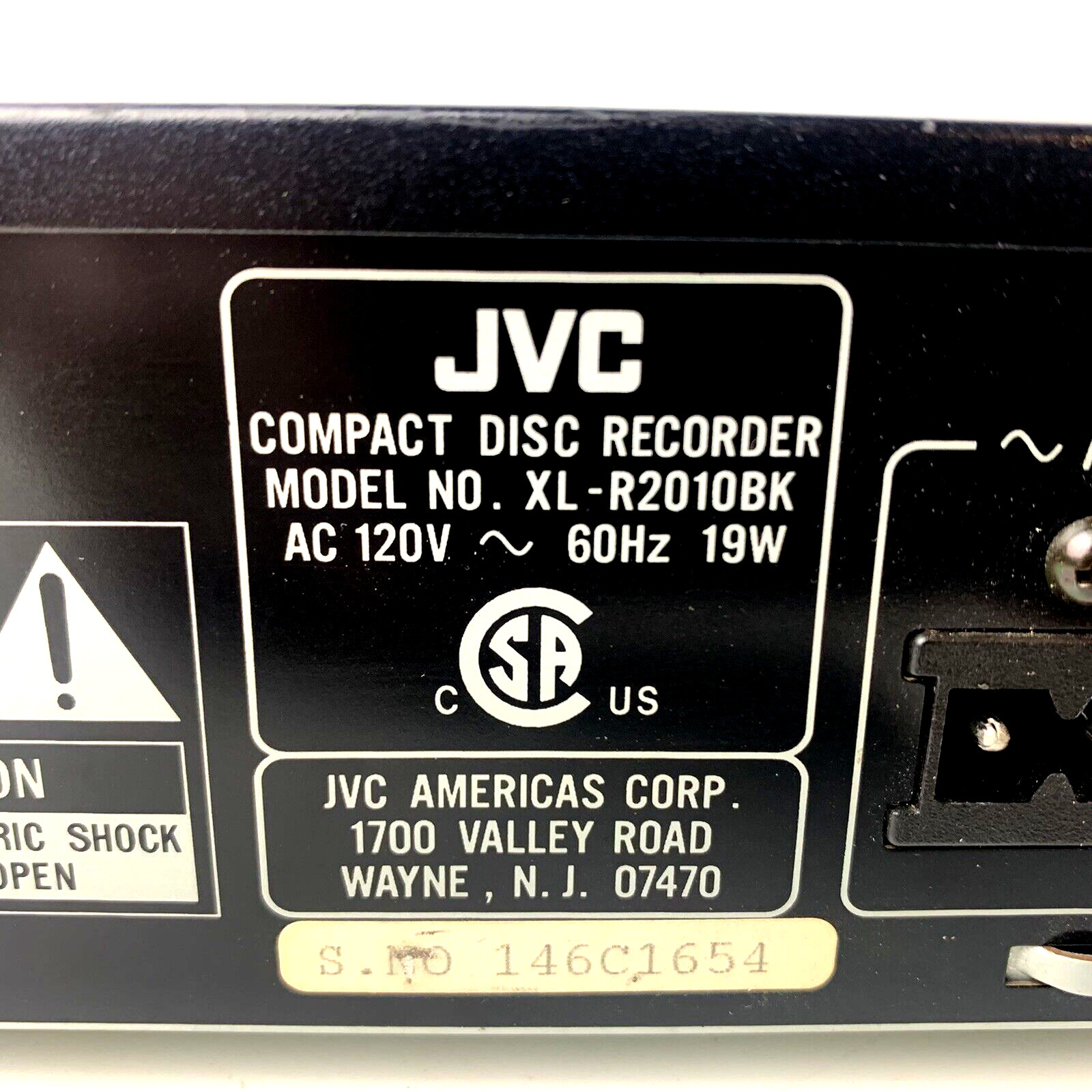 JVC Xl-R2010 CD player / CD recorder - Read