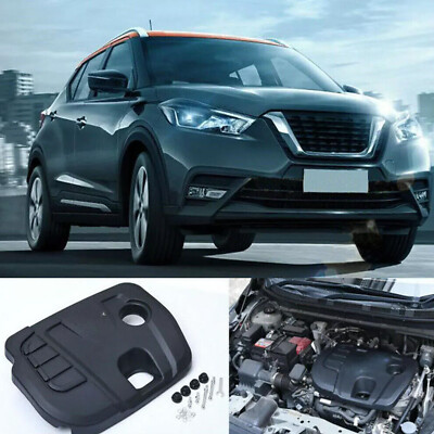 #ad ABS Auto Front Engine Cover Bonnet Hood Cover black For Nissan Kicks 2017 2020NL $47.93