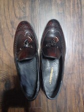 New Vintage Jarman Men's 10.5 D Brown Leather Lace Up Dress Shoes