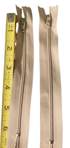 Dritz Polsterreißverschluss Messing – 24 Zoll (61 Cm), Beiges Polyesterband, Für Kissen & Polster