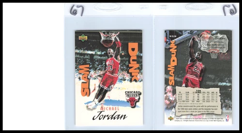 1997-98 Upper Deck Slam Dunk #SD22 MICHAEL JORDAN Chicago Bulls Card        67