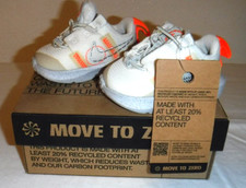Nike NIB Crater Impact Size 2c Summit White / Grey Fog infant shoes