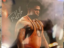 Will Powerhouse Hobbs Signed 8x10 Aew with COA